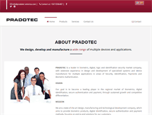 Tablet Screenshot of pradotec-america.com